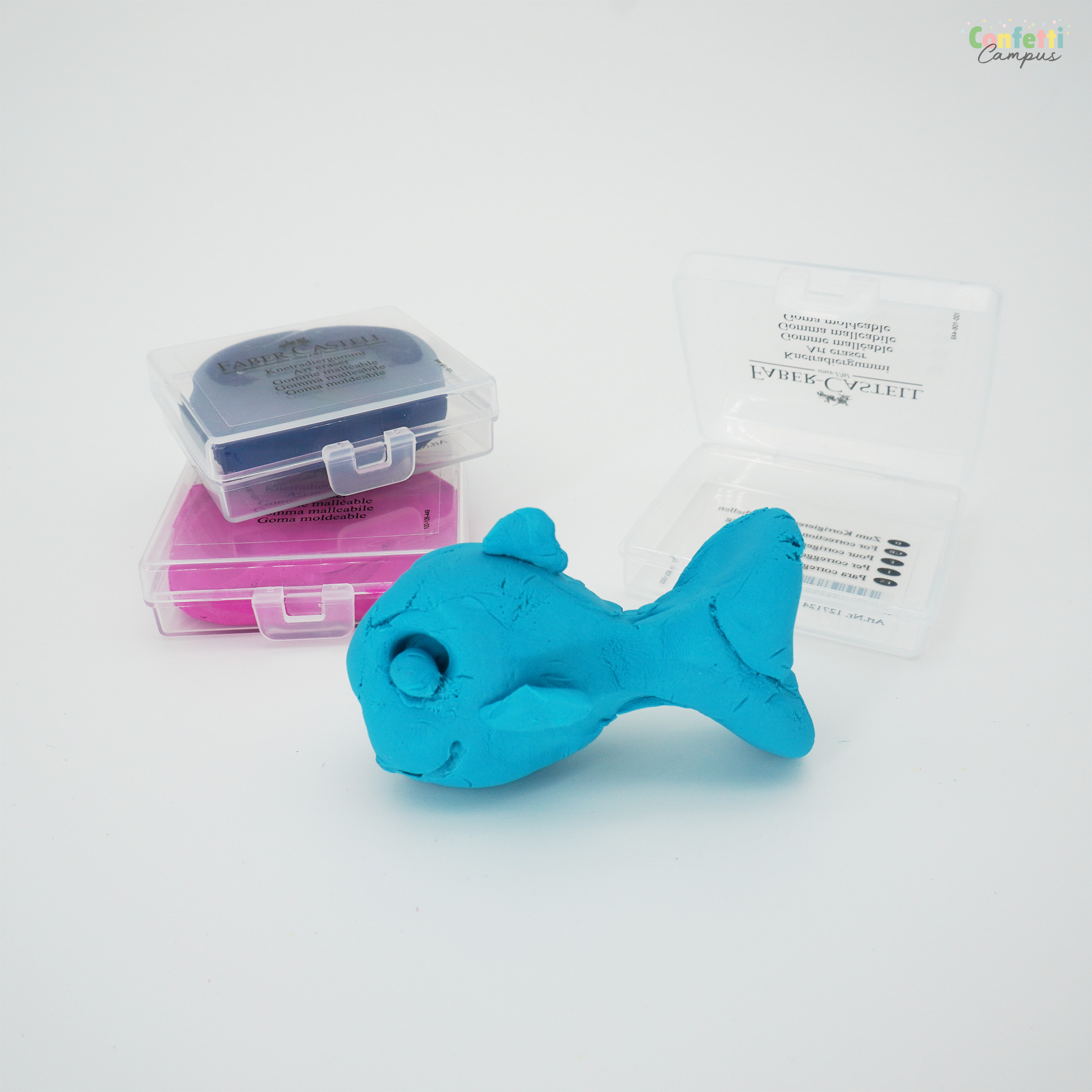 FABER CASTELL Knetradiergummi Türkis – Bild 2