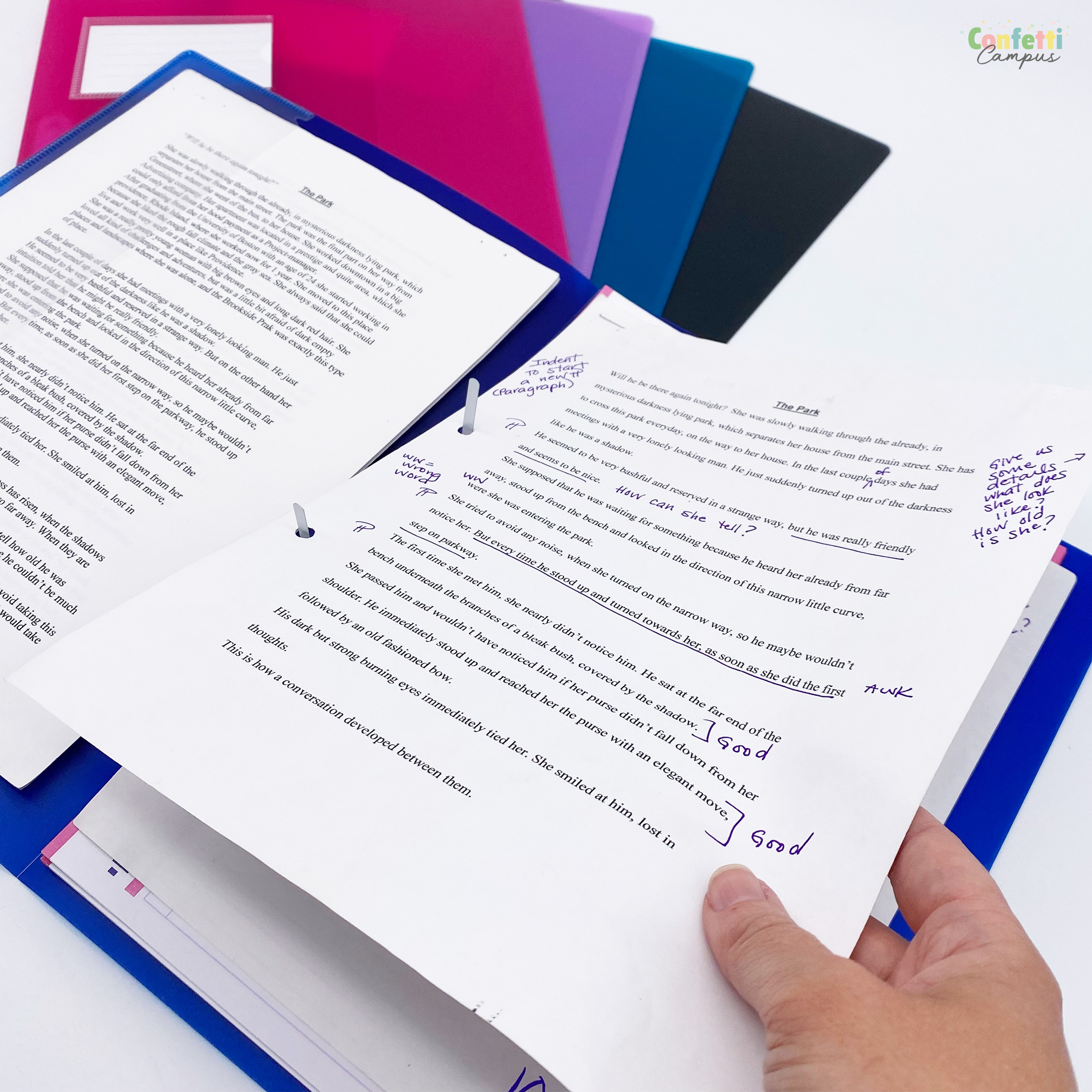 BRUNNEN Schnellhefter FACT! A4 Lila – Bild 4