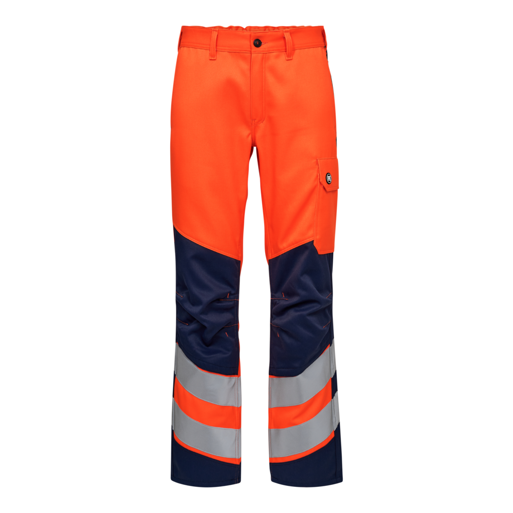 Engel Safety+ Multinorm Bundhose Fluoorange/Blau – Bild 2