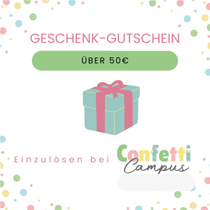 Confetti Campus Geschenkgutschein 50€