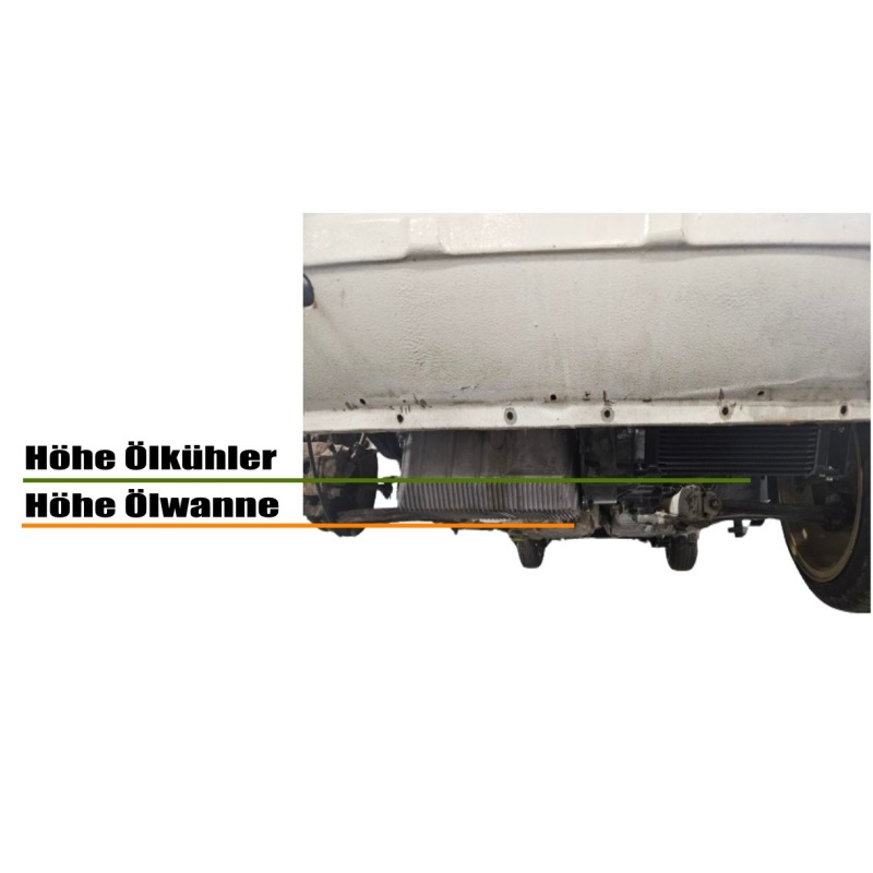 Ölkühler Nachrüstset Golf1 komplett + Cabrio, Jetta1 Caddy1 Scirocco1&2 – Bild 4