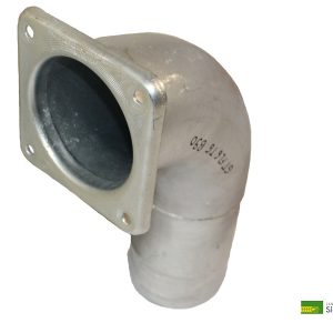 Bogen 90° mit Flansch 6″ Tülle 6″