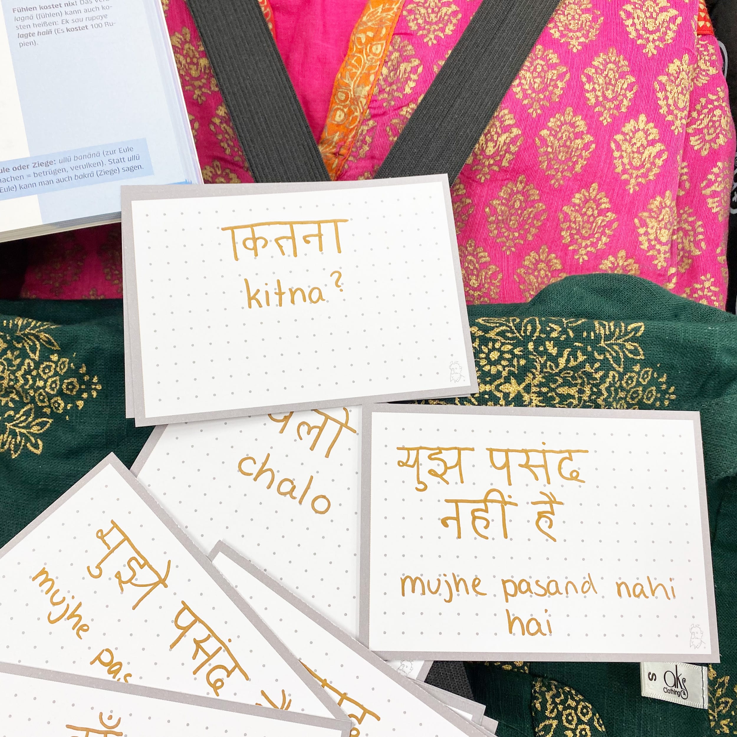 Natural Colour Pack: Set mit 300 Leitner Flashcards Dotted Karteikarten A7 – Bild 7