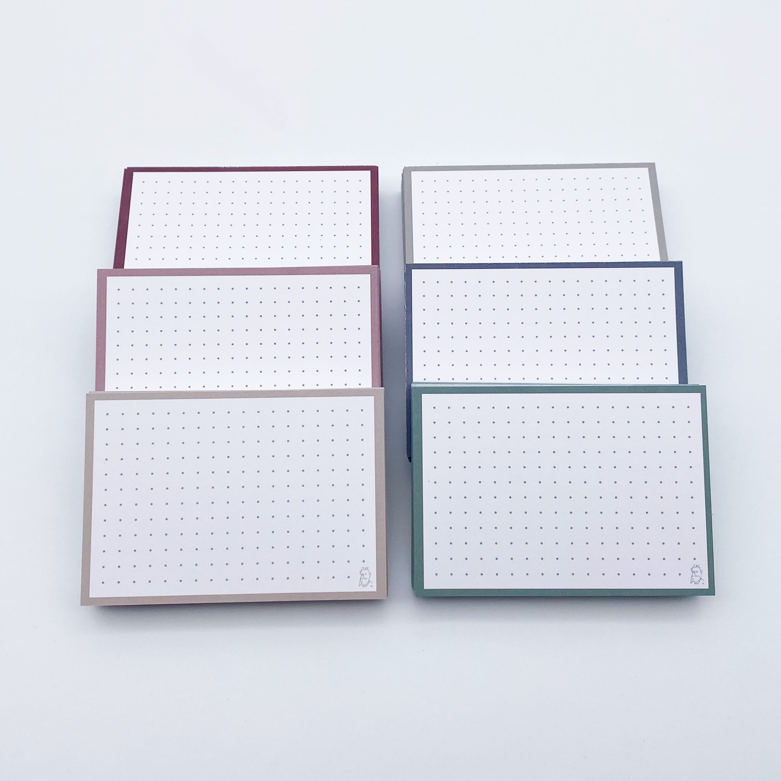 Natural Colour Pack: Set mit 300 Leitner Flashcards Dotted Karteikarten A7 – Bild 2