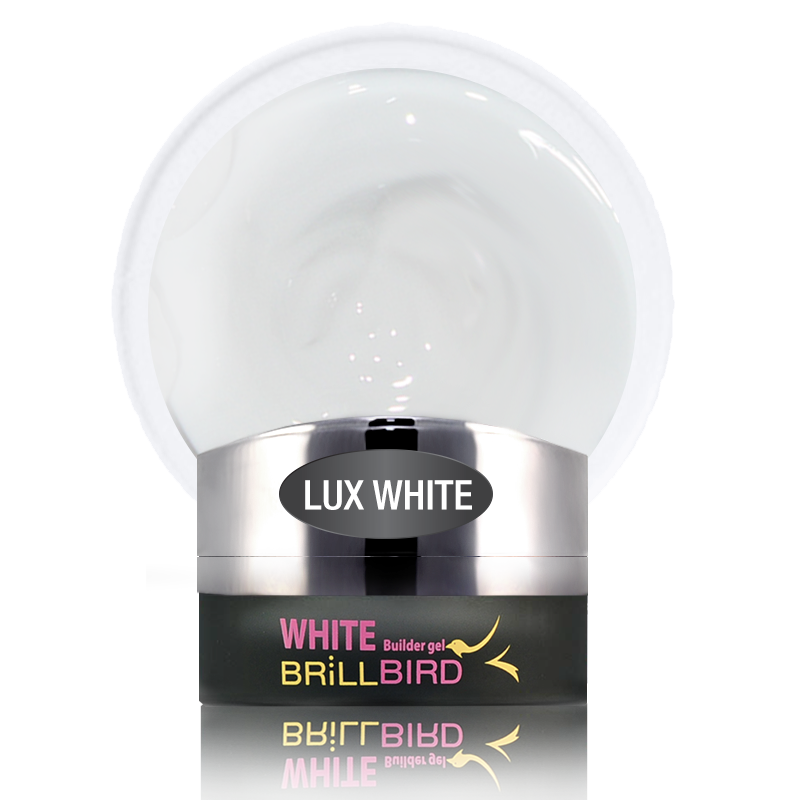 Lux White Builder Gel – Strahlendes, hochviskoses Weiß