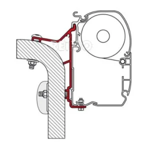 Fiamma Wand-Montage-Adapter Hymer Van / B2