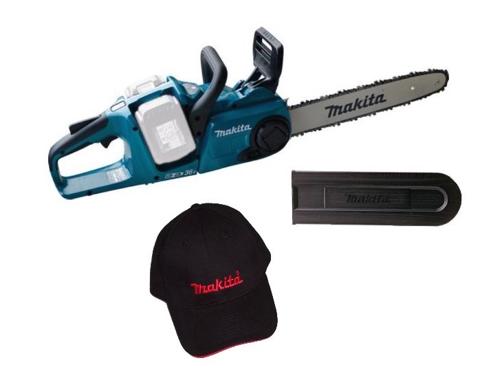 Makita Akku-Kettensäge DUC353Z 2x 18V Sologerät Gratis Makita Base Cap