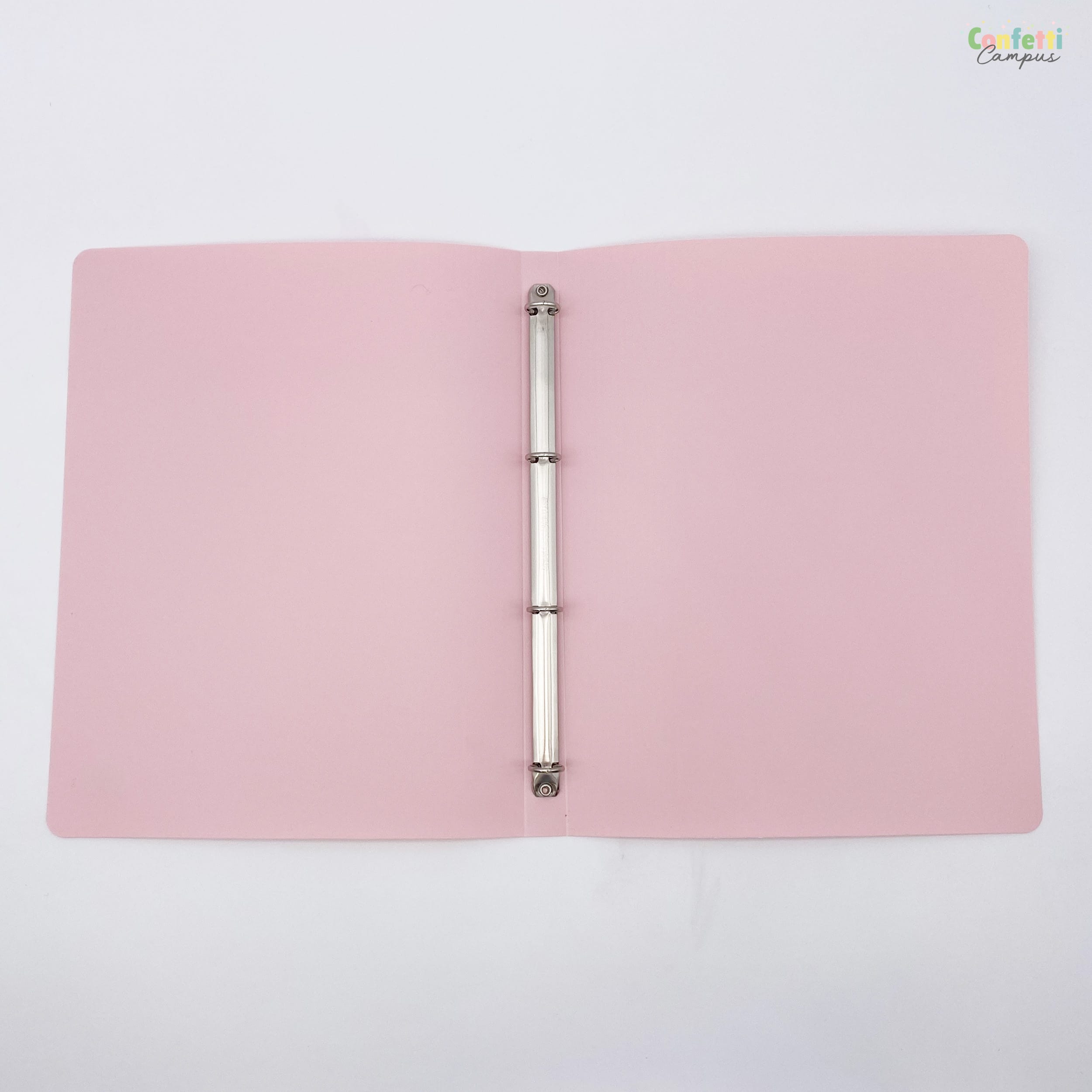 Oxford School Life Schmales Ringbuch Plastik A4 Pastell Rosa – Bild 2