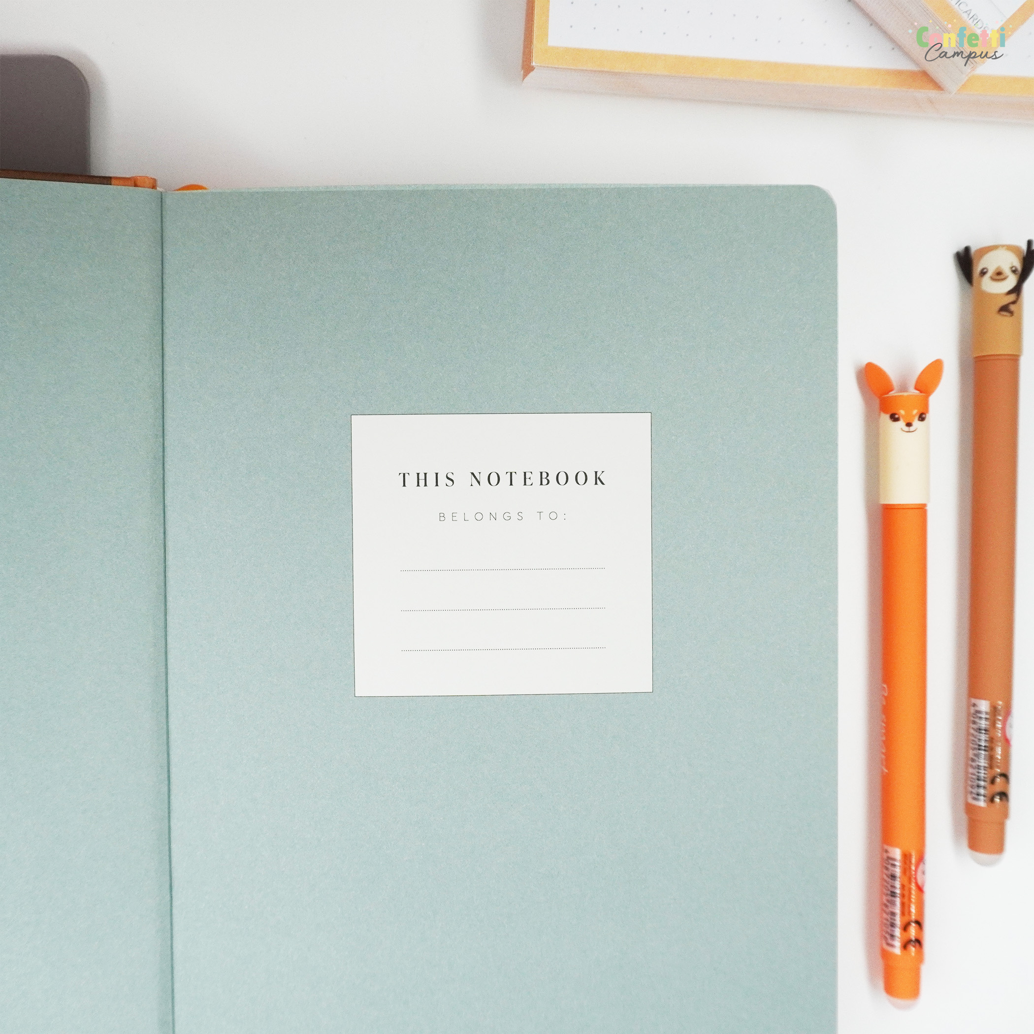 OHH DEER Hardcover Notizbuch Liniert Katzen – Bild 3