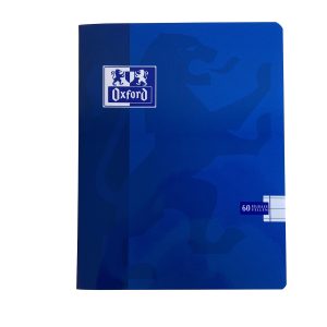 OXFORD Schulheft A5 Kariert 4x8mm Blau