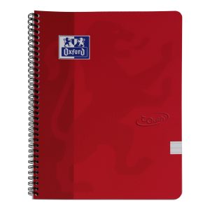 OXFORD Spiralbuch A4 Touch‘ liniert – Rot