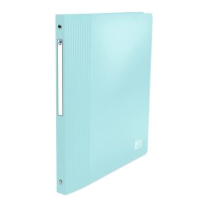 Oxford School Life Schmales Ringbuch Plastik A4 Pastell Blau