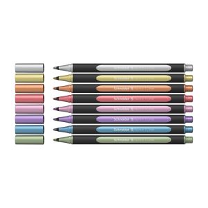 Schneider Metallic Rollerball Stifte 8er Set