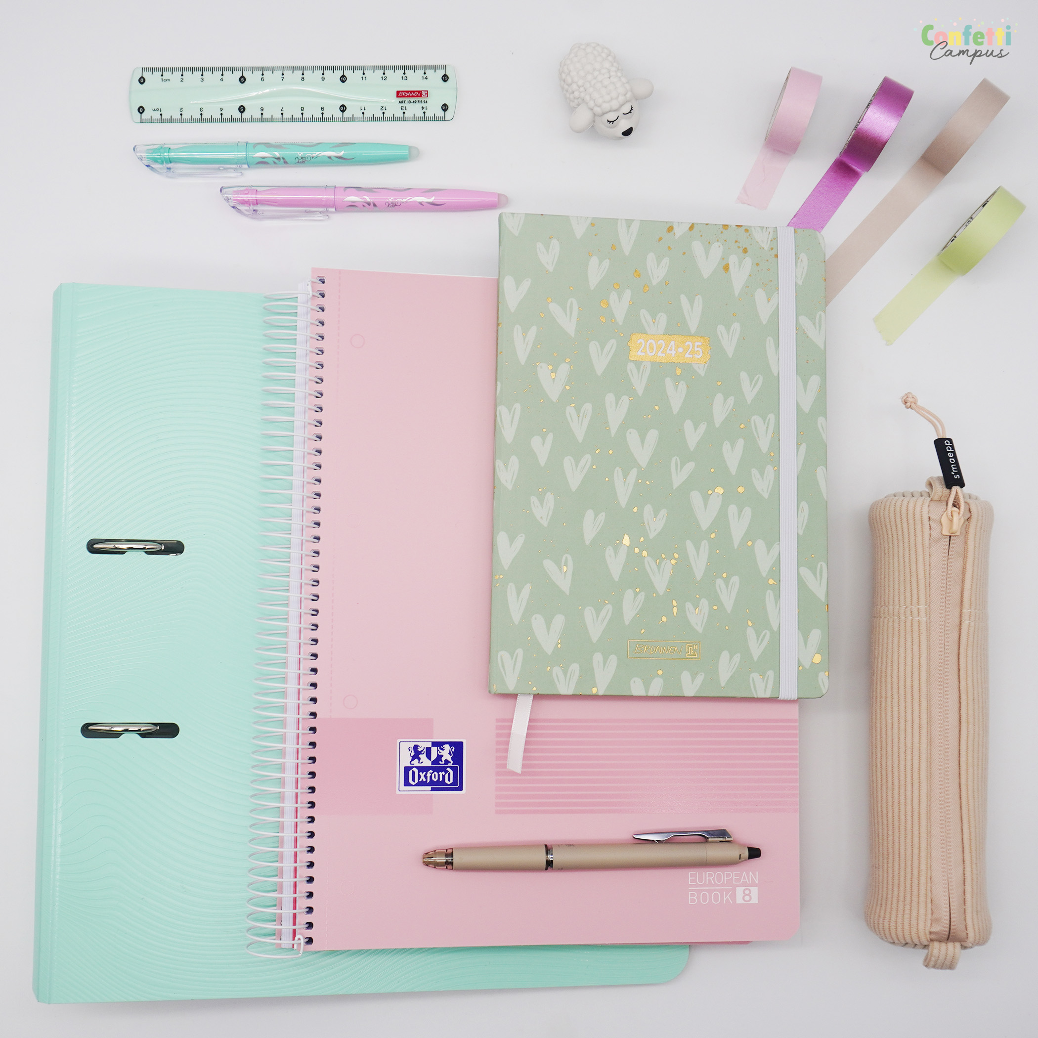 BRUNNEN Lineal 15cm Mint – Bild 3