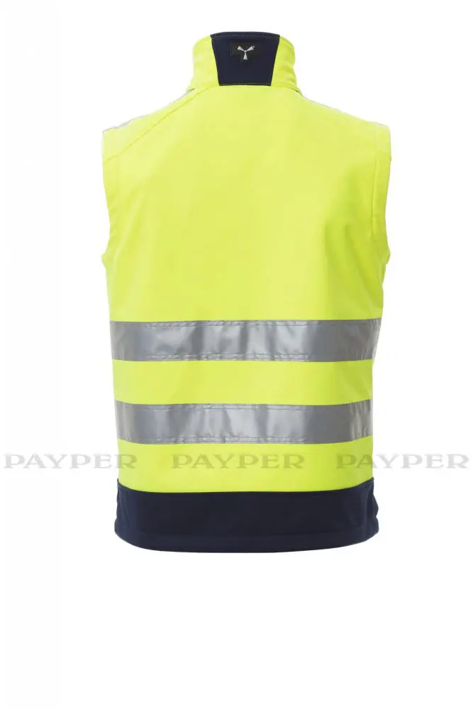 Payper TRAFFIC Softshell Warnwetse Unisex Neongelb – Bild 4