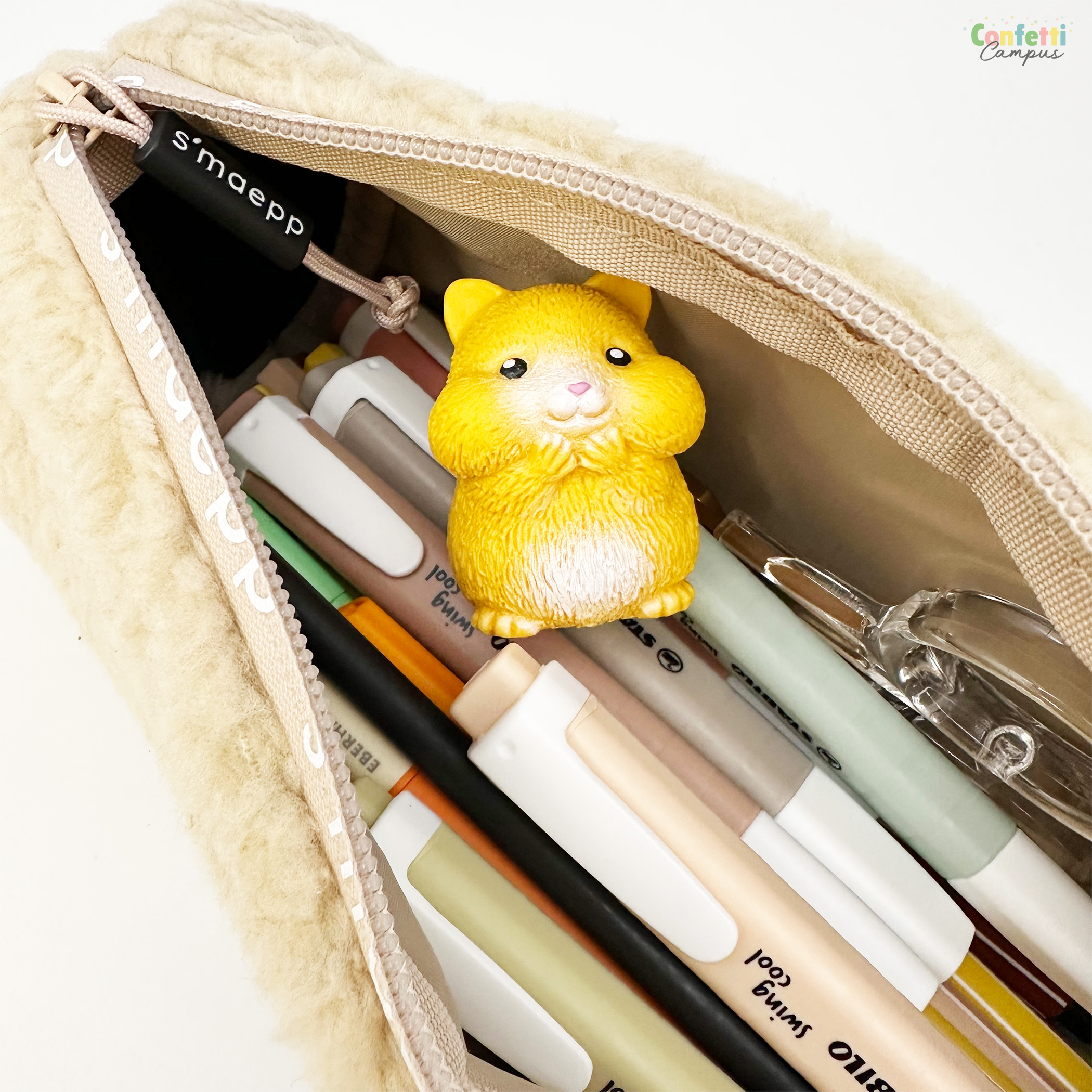 BRUNNEN Federmappe S’maepp Plüsch Beige – Bild 3