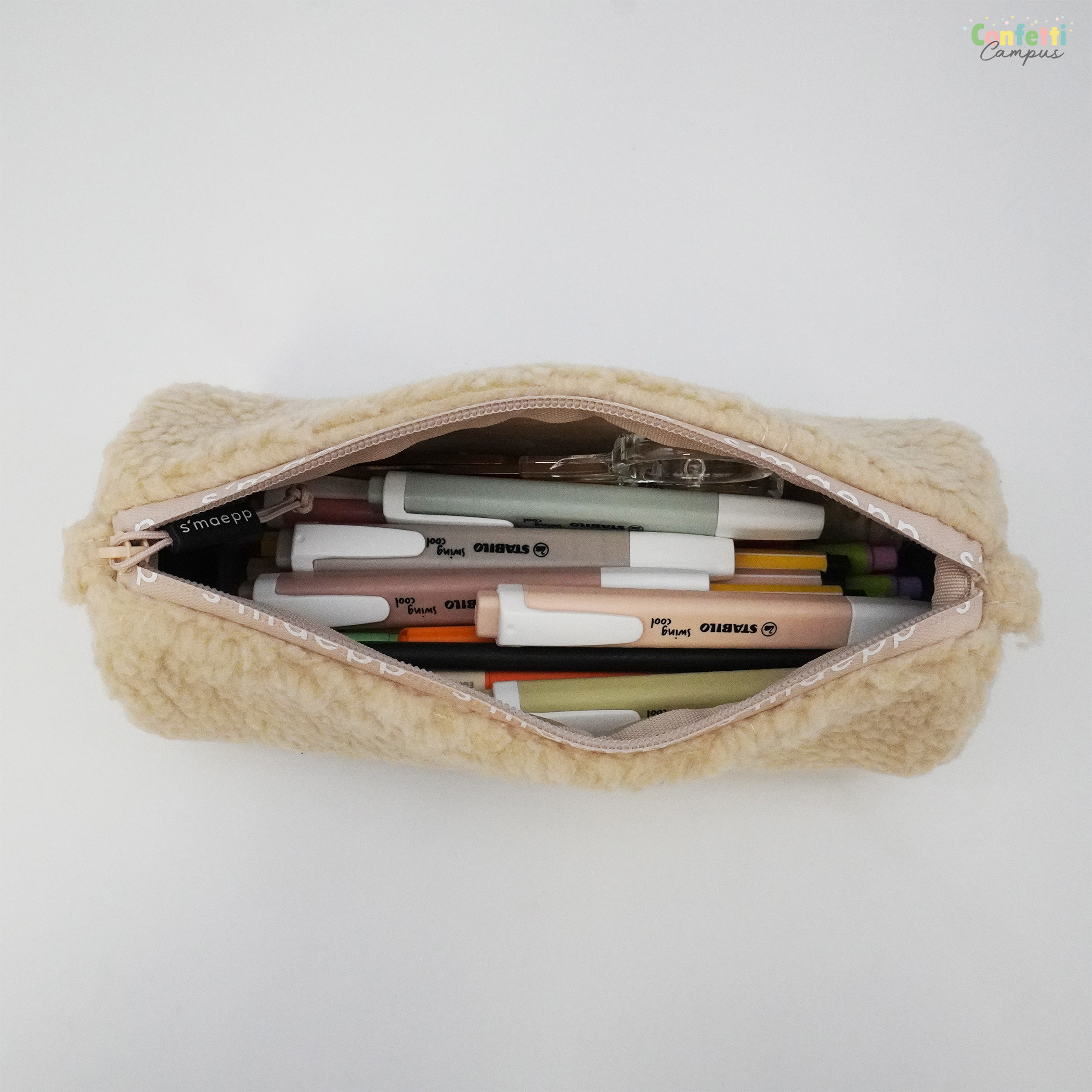 BRUNNEN Federmappe S’maepp Plüsch Beige – Bild 7