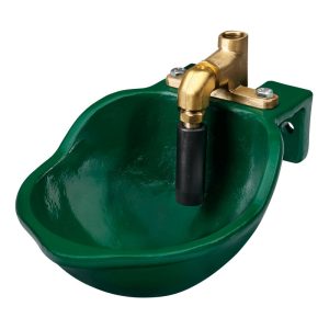 Viehtränke aus Guss mit Pendelventil