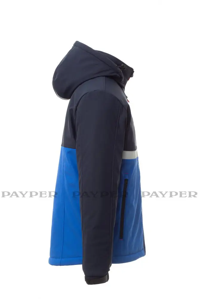 Payper WISE PAD Wintersoftshell Jacke Unisex Königsblau/Schwarz – Bild 3
