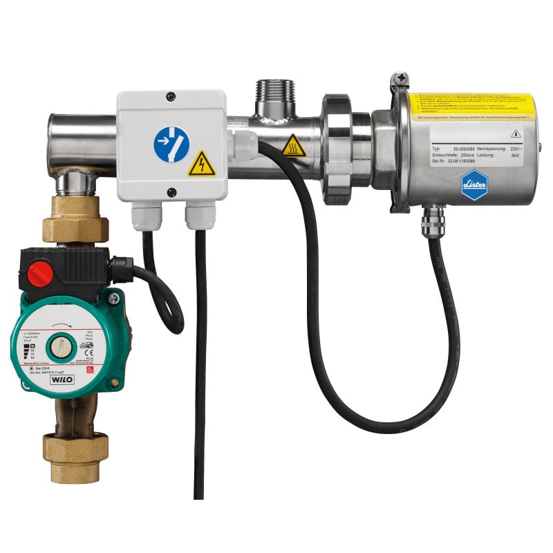 Zirkulationsanlage ZPS ECO II – Wandmontierte Frostschutzlösung mit 230 V Heizeinheit