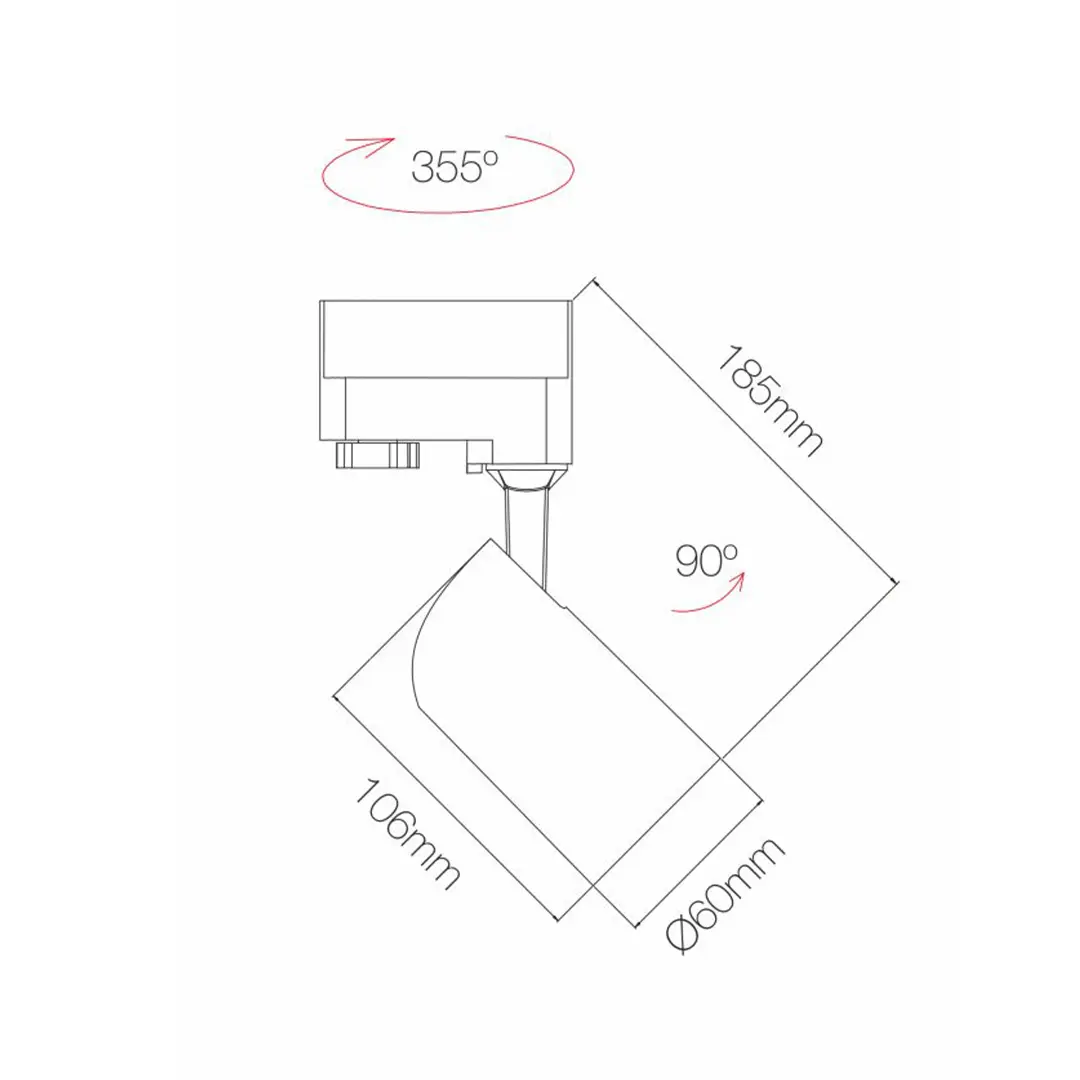 Beneito Faure Picolo AR111 Spot für 3-Phasen-Stromschiene – Bild 3