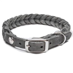 cloud7 dog collar central park grey