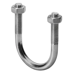 Drahtbügel verzinkt mit Muttern – für Rohrdurchmesser ½” bis 2″