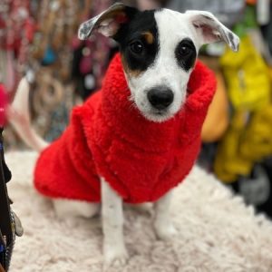 hunde fleece veste strawberry