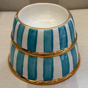 keramik hundenapf türkis