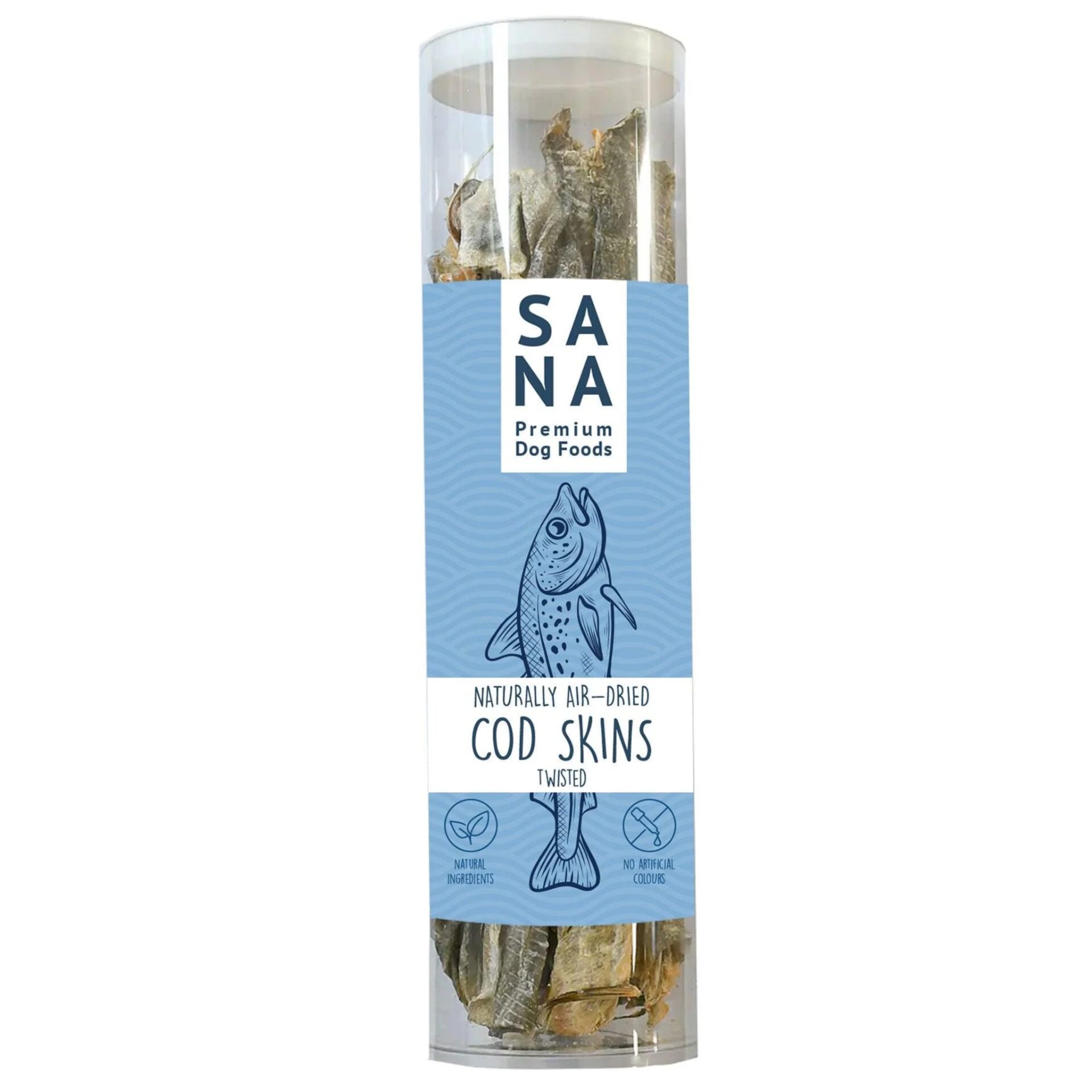 knusprige kabeljau stangen gedreht