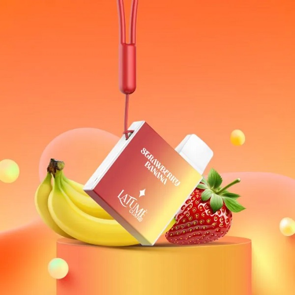 Lafume – Quatro Einweg E-Shisha / Strawberry Banana