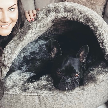 luxury kuschelhöhle anthrazitgrau – Bild 9