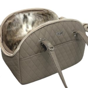 luxury traveler hundetasche taube