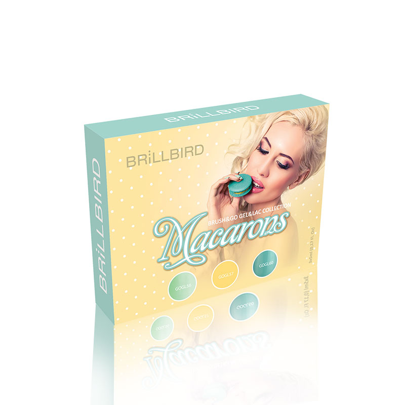Brush&Go Gel&Lac – Macarons Set