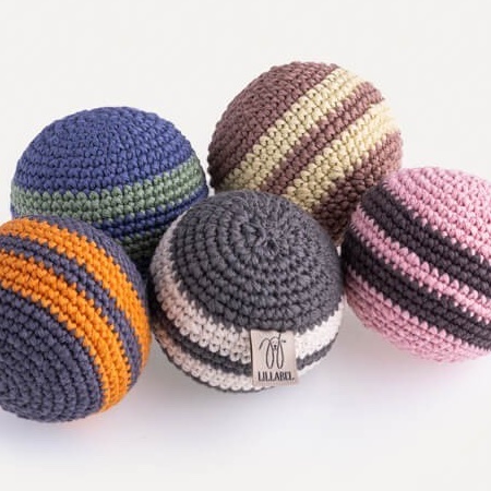 organic ball rainbow blue green – Bild 4