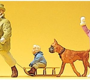 Preiser HO 10310  Familie Krause im Schnee