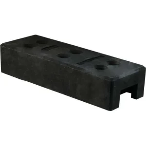 Bauzaunfuß aus Kunststoffrecycling