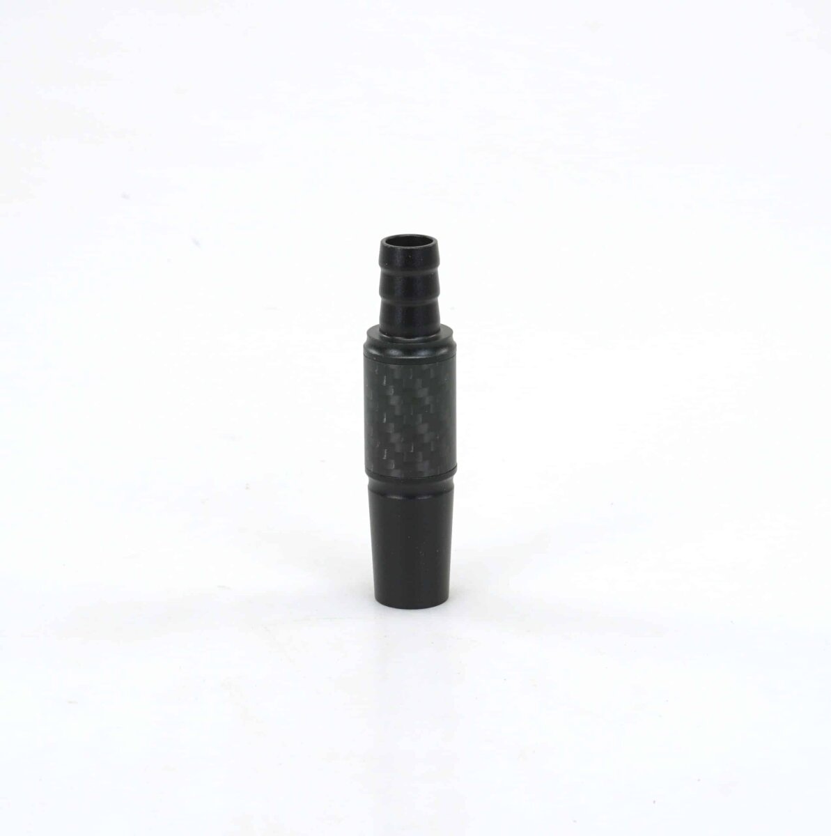 Invi – Schlauchanschluss / Alu / Carbon / Schwarz / 18,8