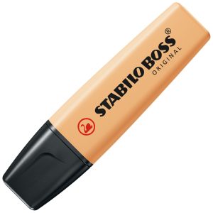 STABILO BOSS ORIGINAL Textmarker Einzelstift Pastel sanftes Orange