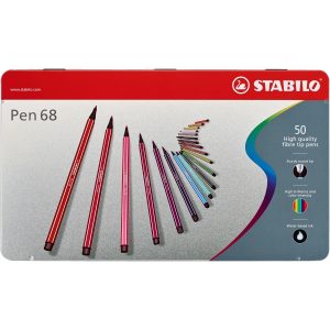 STABILO Pen 68 Premium-Filzstift 50er Metalletui
