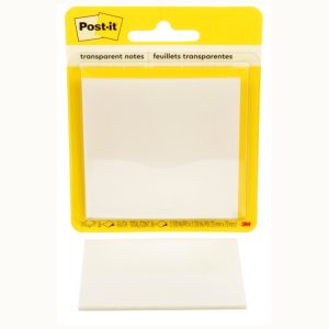 POST-IT durchsichtige Haftnotizen 73mmx73mm transparent