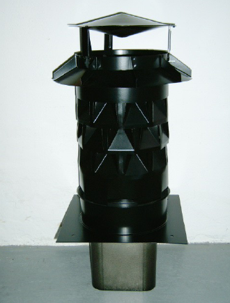 Windkat-System mit Einsteckstutzen, eckig Ø 130 – Bild 2