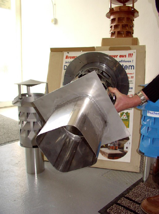 Windkat-System mit Einsteckstutzen, eckig Ø 130 – Bild 3