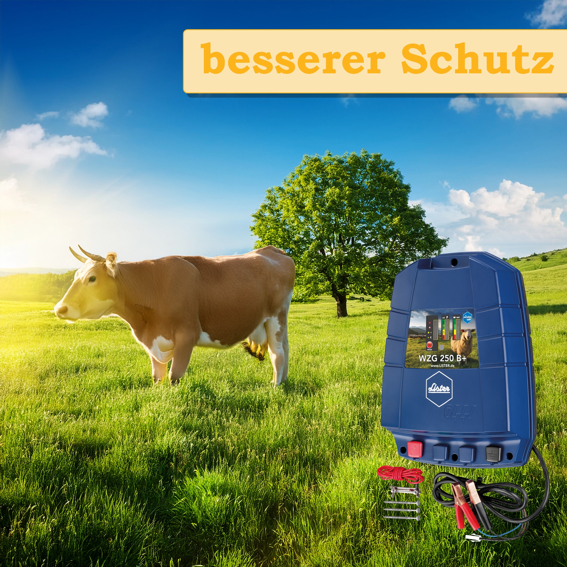 WZG 250 B Weidezaungerät 12 Volt für Rinder – Bild 2
