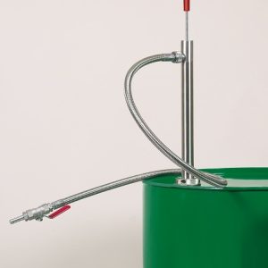 Bürkle, Fasspumpe Edelstahl mit Schlauch und Hahn, 57cm, #5601-0501
