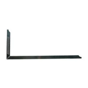 Zimmermannswinkel mit Anreißlöcher nichtroster Stahl Länge 700 x 300mm