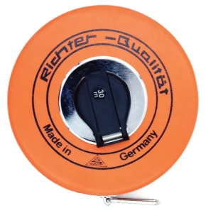 Durchmesser Maßband, Stahl polyamidbeschichtet, 10 mm breit, Länge 5m