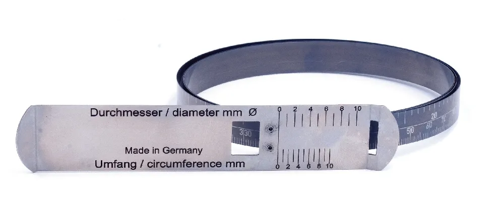 Umfangbandmass, Durchmesserbandmass rostfreien Stahl für Umfang von 60-3780mm
