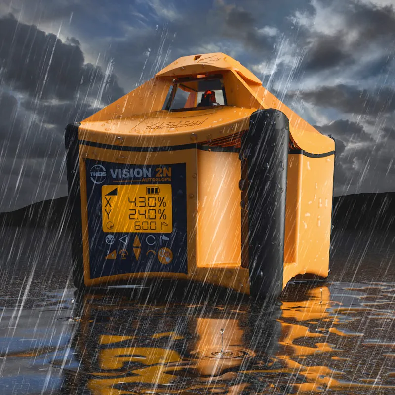 Theis VISION 2N Autoslope Zweiachs Neigungslaser mit Neigungskompensation Rotationslaser – Bild 3