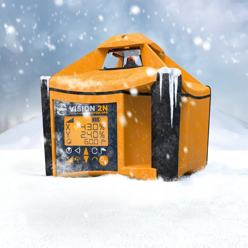 Theis VISION 2N Autoslope Zweiachs Neigungslaser mit Neigungskompensation Rotationslaser – Bild 4